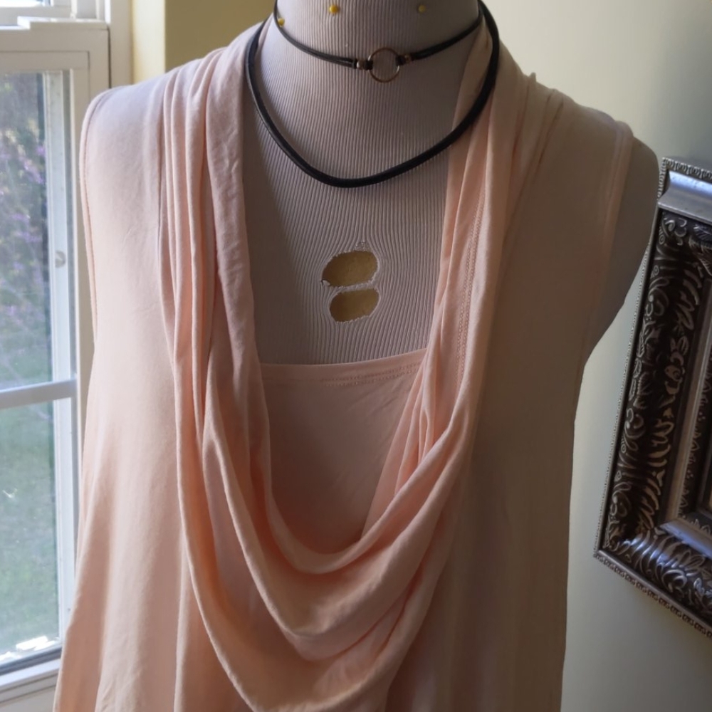 Logo Cowl neck tunic